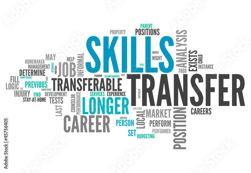 Word Cloud "Skills Transfer"