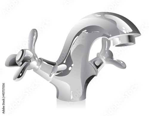 metal water tap