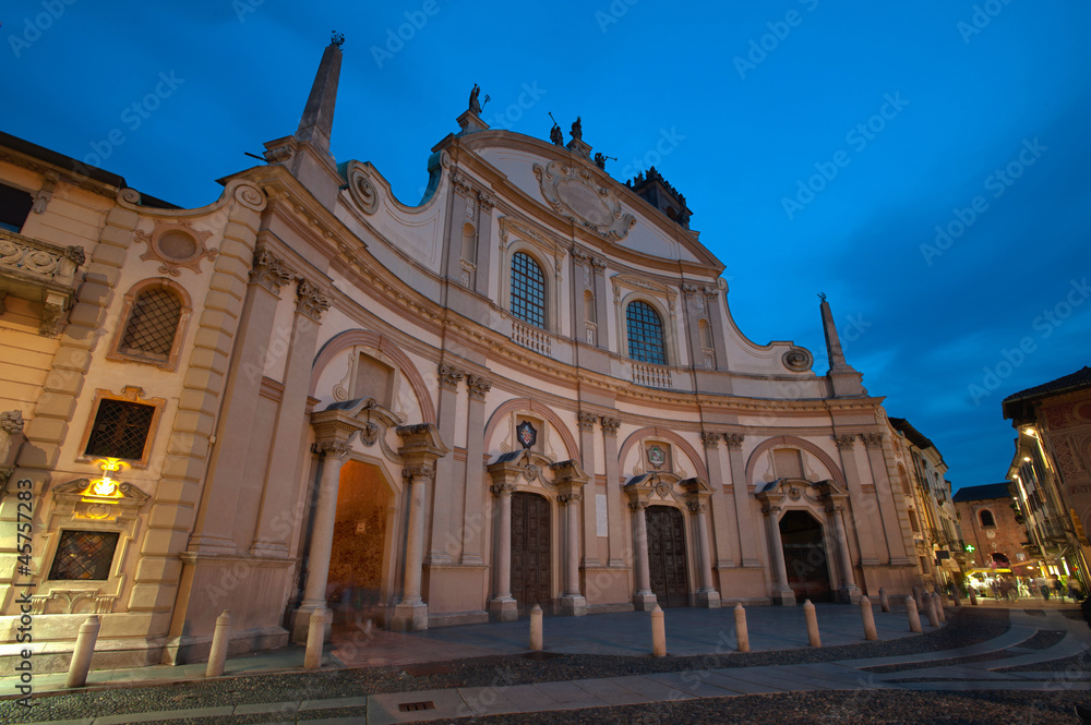 Vigevano, Italia - Chiesa di Sant 'Ambrogio in Piazza Ducale