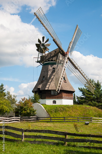 Mill in summer day