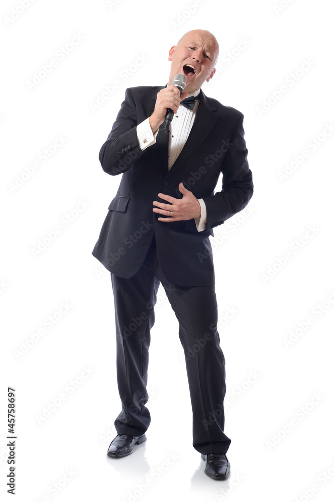 Obraz premium tuxedo singing