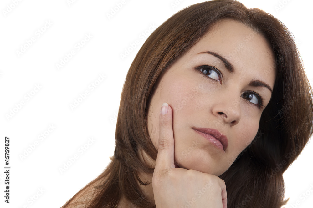 Portrait Of A Thinking Woman Portrait Of A Thinking Woman