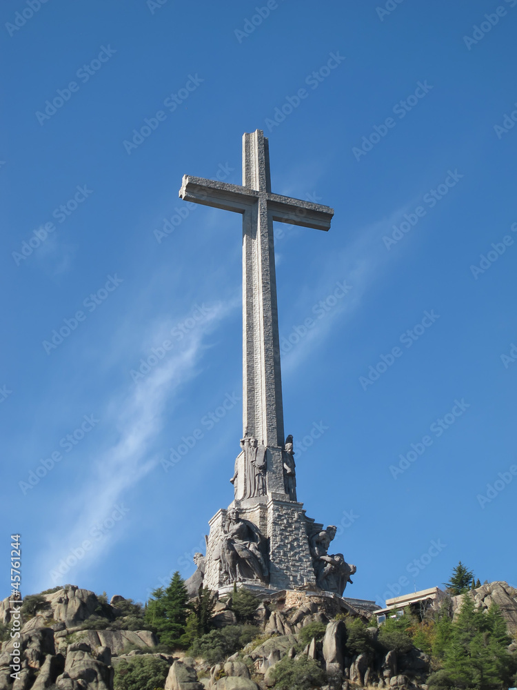 large cross Valley of the Fallen (Valle de los Caidos) large cross Valley of the Fallen (Valle de los Caidos)