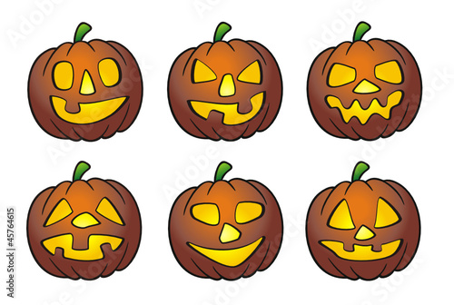 various Halloween Pumpkin