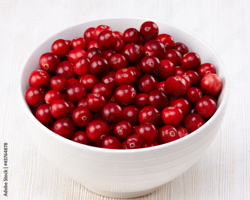 Bowl of cranberries Bowl of cranberries
