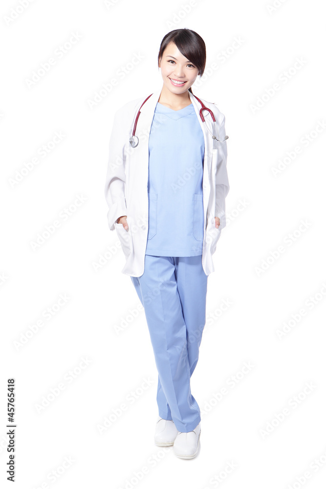 Professional woman doctor or nurse Professional woman doctor or nurse