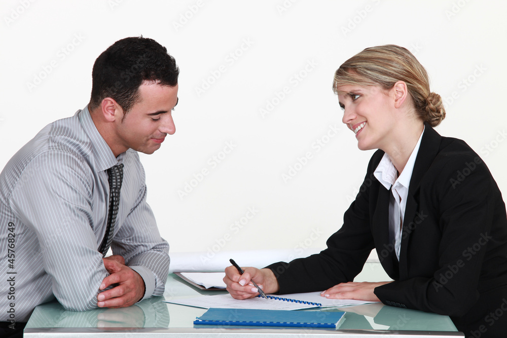 Recruiter and applicant