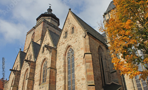 Turm der Walpurgiskirche in Alsfeld (Hessen)