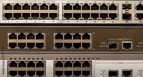 Ethernet network switch type. RJ45