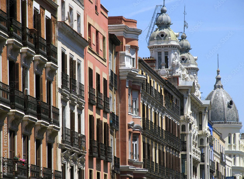 Fototapeta premium Calle Mayor en Madrid