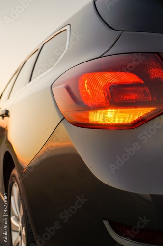 Φωτογραφία Limousine im Sonnenuntergang