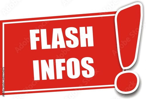 étiquette flash infos