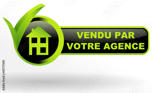 vendu par sur bouton validé vert et noir