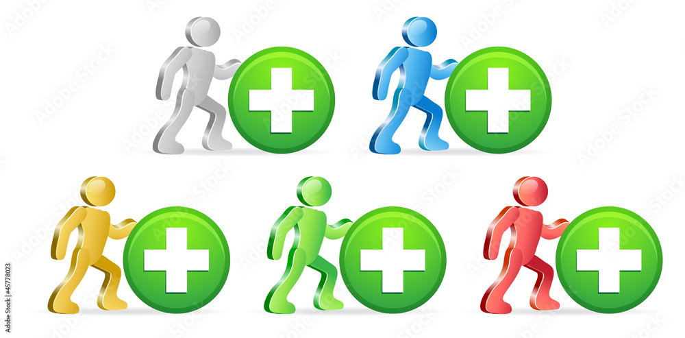 Humans and Plus Signs Humans and Plus Signs