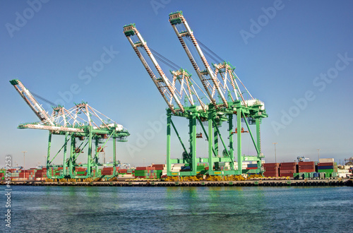 Shipping Cargo Crane Port of Los Angeles photo