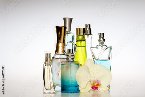 Perfume bottles photo