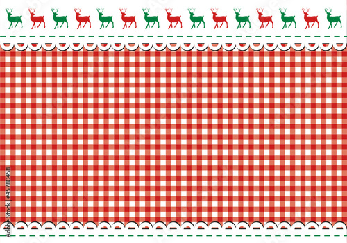 Weihnachtliche Tischdecke