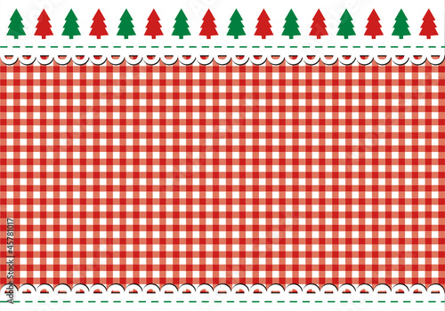 Weihnachtlicher karierter Hintergrund