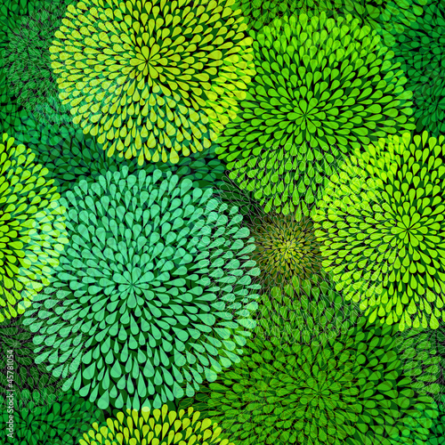 Green repetitive pattern