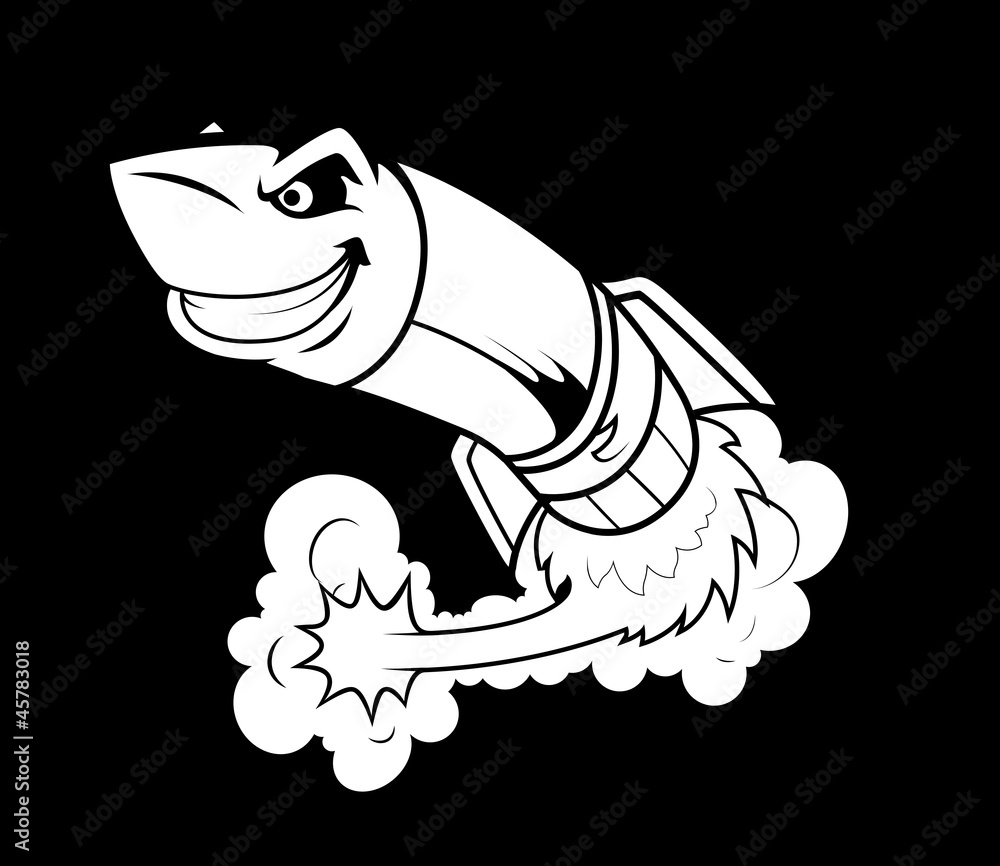 Rocket Mascot Vector Character Rocket Mascot Vector Character