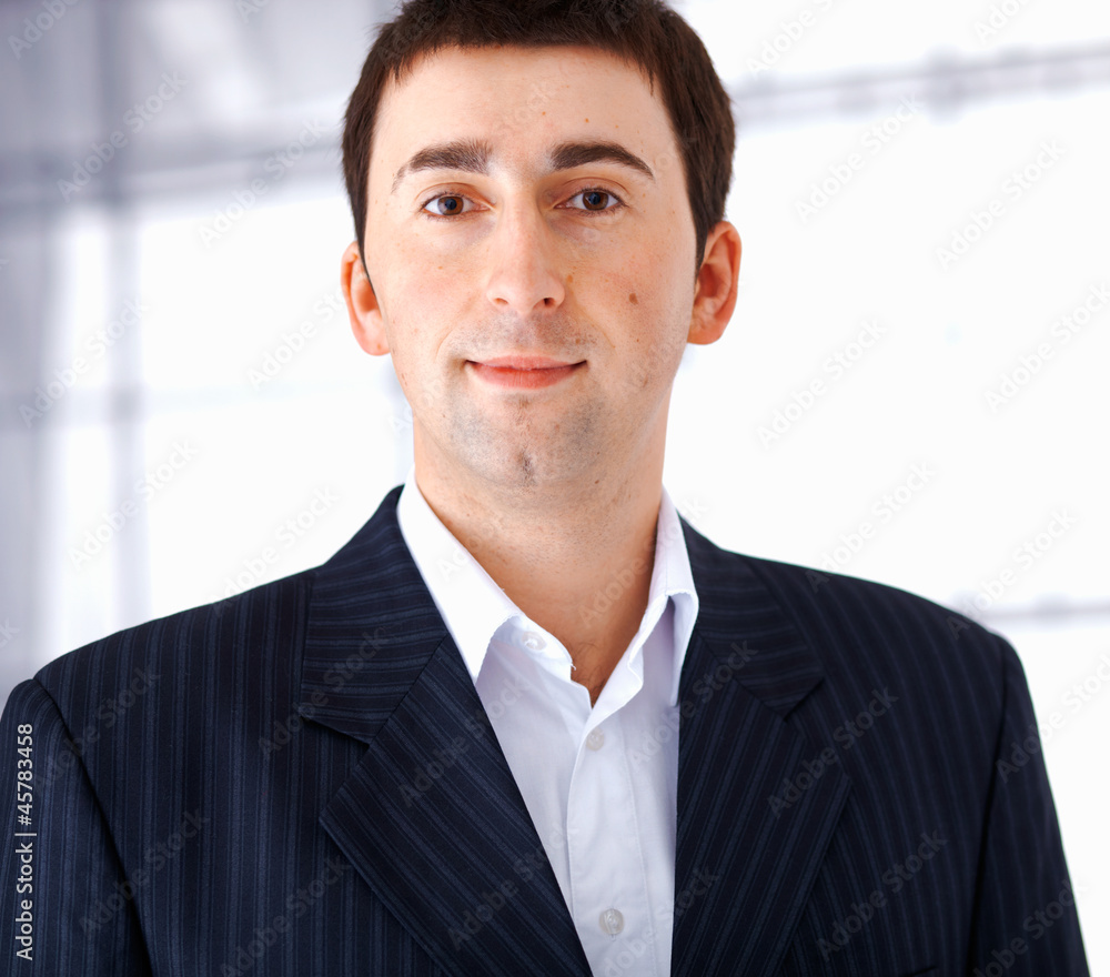 Close up of a Young Businessman. Close up of a Young Businessman.
