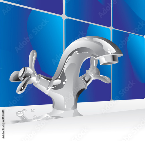 metal water faucet