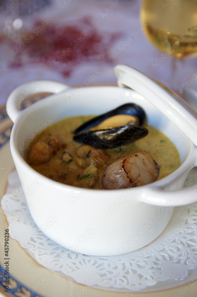 cassolette de fruits de mer 2 Stock Photo Adobe Stock