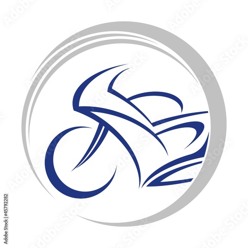 motorbike circle logo photo