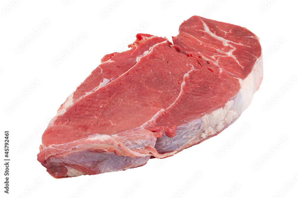 Piece of fresh raw meat
