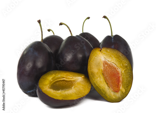plum isolated