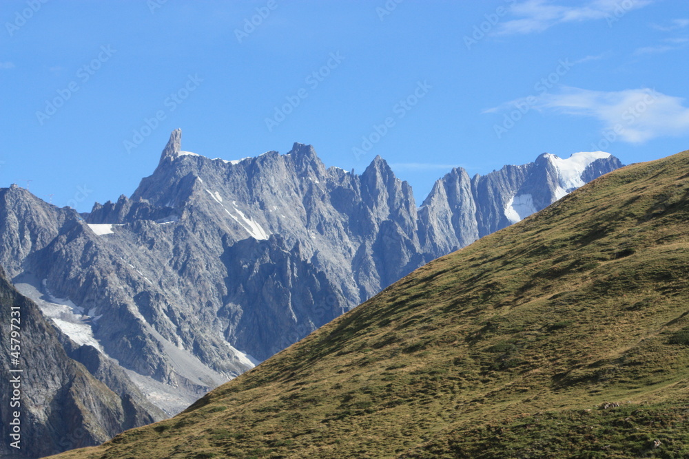 Obraz premium Massif du Mont Blanc