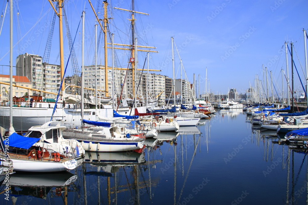 Jachthafen in Ostende