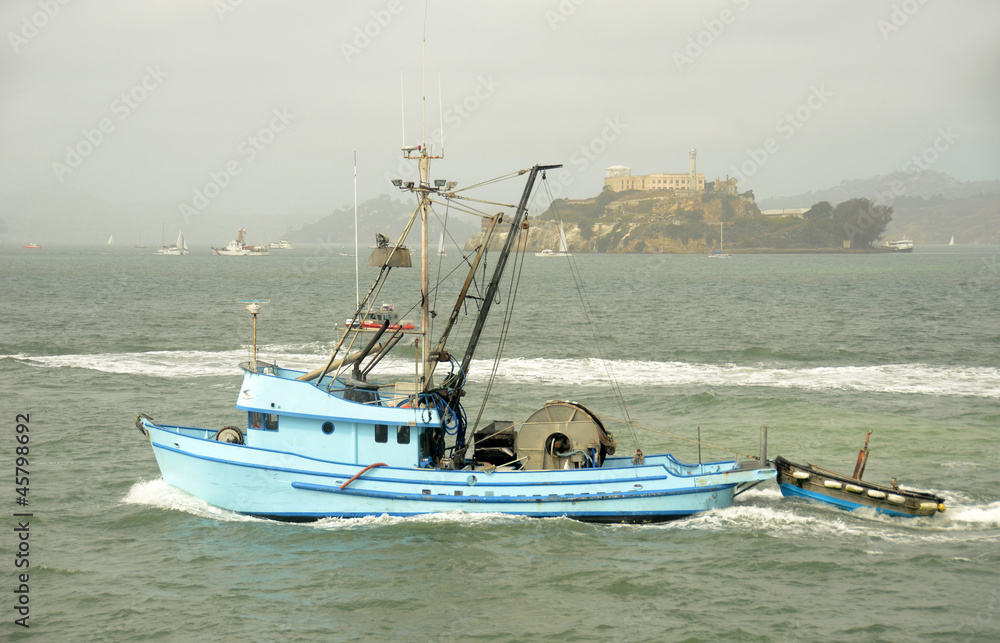 Trawler in the San Francisco Bay