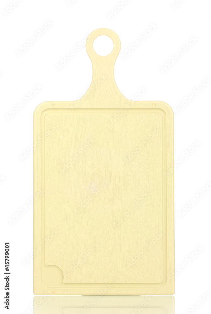 Plastic board isolated on white Plastic board isolated on white