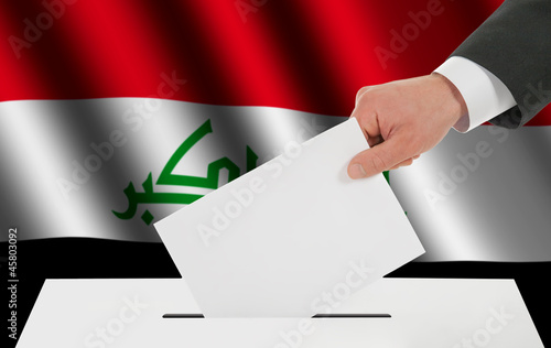 The Iraqi flag