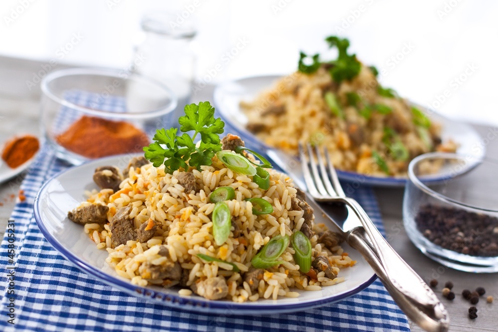 Pilaw mit Lammfleisch Pilaw mit Lammfleisch