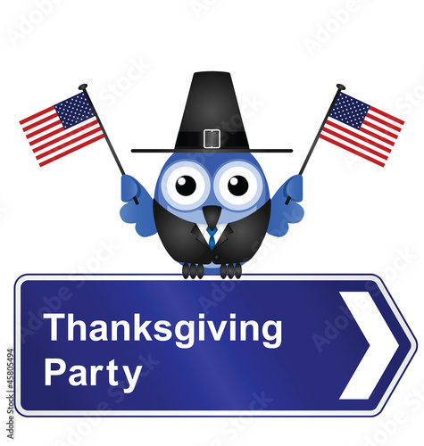 Comical Thanksgiving Day party