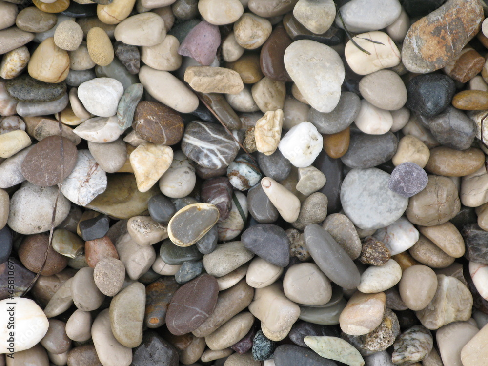 Naklejka premium Beach stones texture
