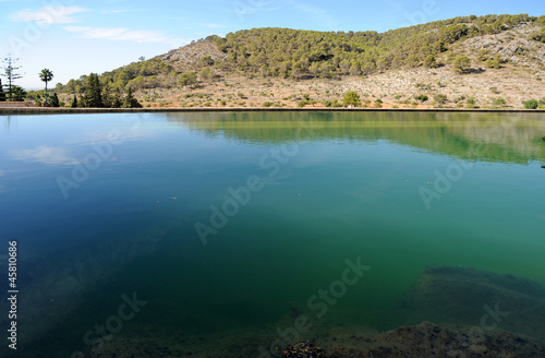 Bassin de la finca Raixa à Bunyola à Majorque