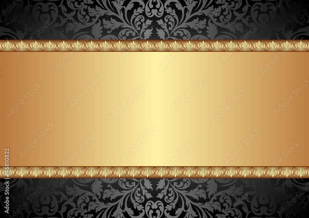 black and gold background