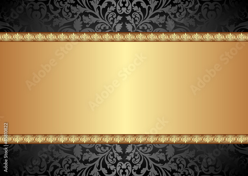 black and gold background