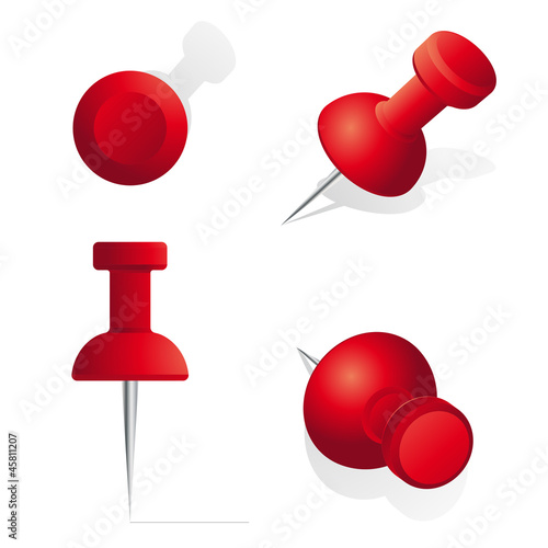 Stecknadel rot Set
