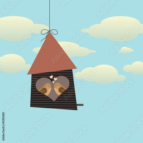 Birds in love