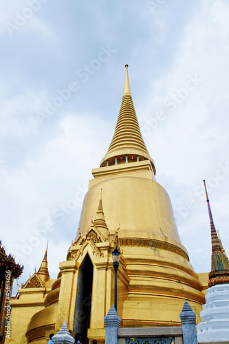 Pagoda at Wat Phra Kaew Grand Palace of Thailand