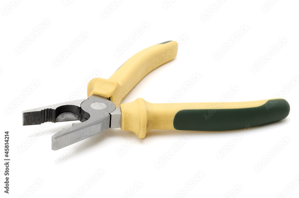 Obraz premium pliers isolated on white background