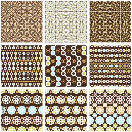 Seamless retro patterns