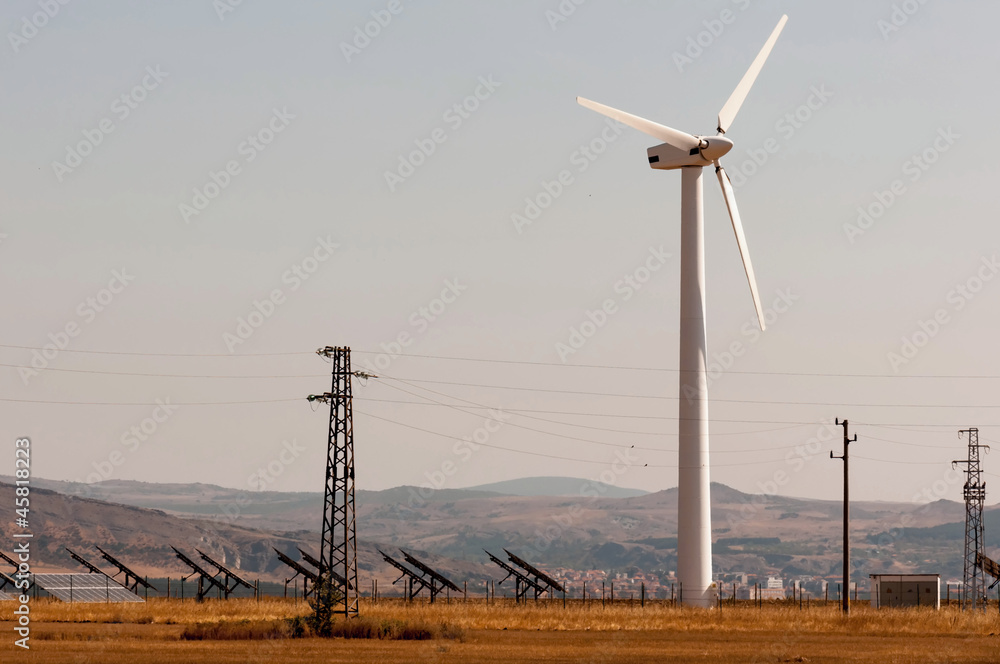 Wind energy. Wind generator (alternative energy) Wind energy. Wind generator (alternative energy)