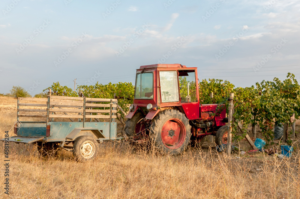 Fototapeta premium Agricultural machinery