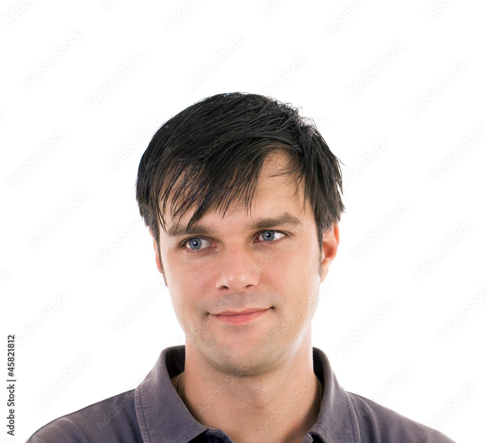 Young single caucasian man Young single caucasian man