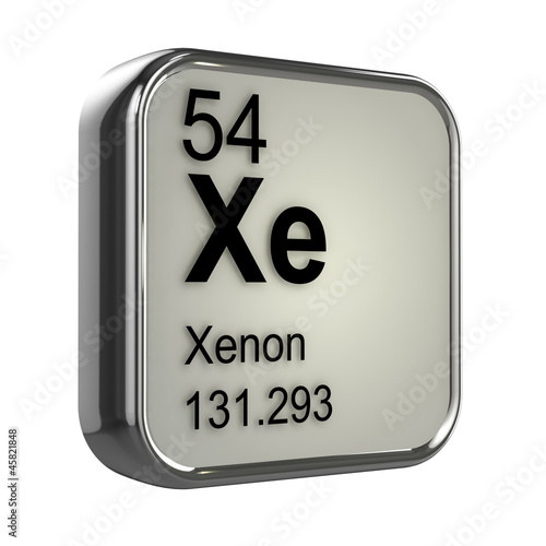3d Periodic Table - 54 Xenon